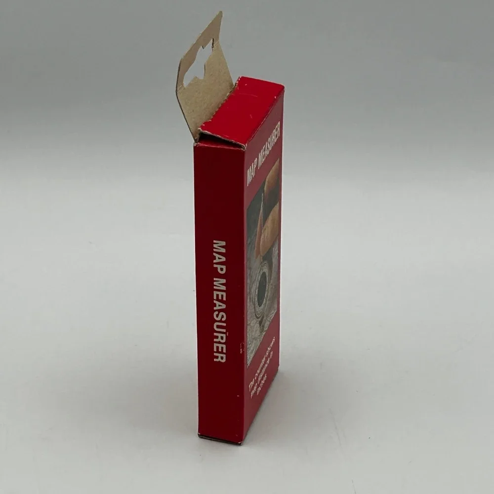 Brookstone Map Measurer Silver Opisometer Germany 2962 EUC with Box Instructions